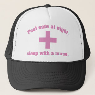 Casquette Sentez En Sécurité La Nuit. Dors Avec Une Infirmiè
