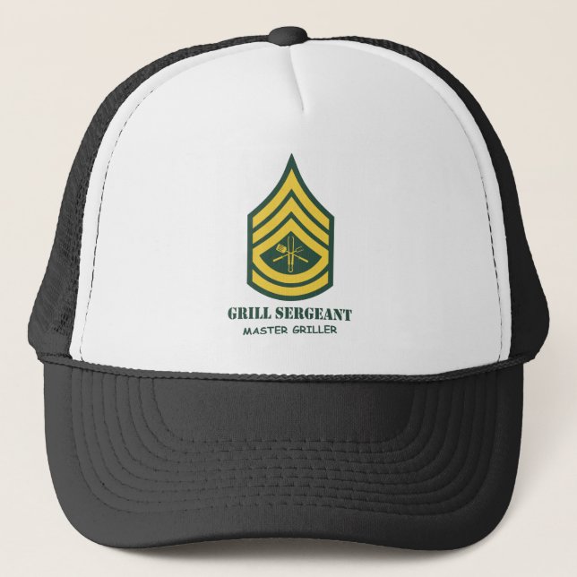 Casquette Sergent de gril d'armée (Devant)
