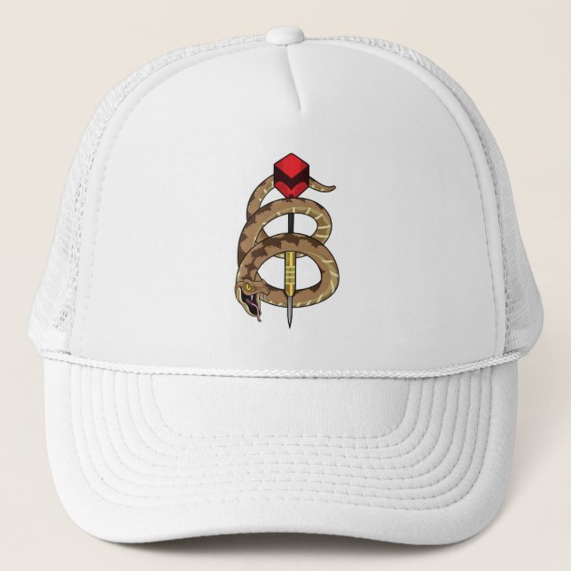Casquette Serpent aux fléchettes avec tarte (Devant)
