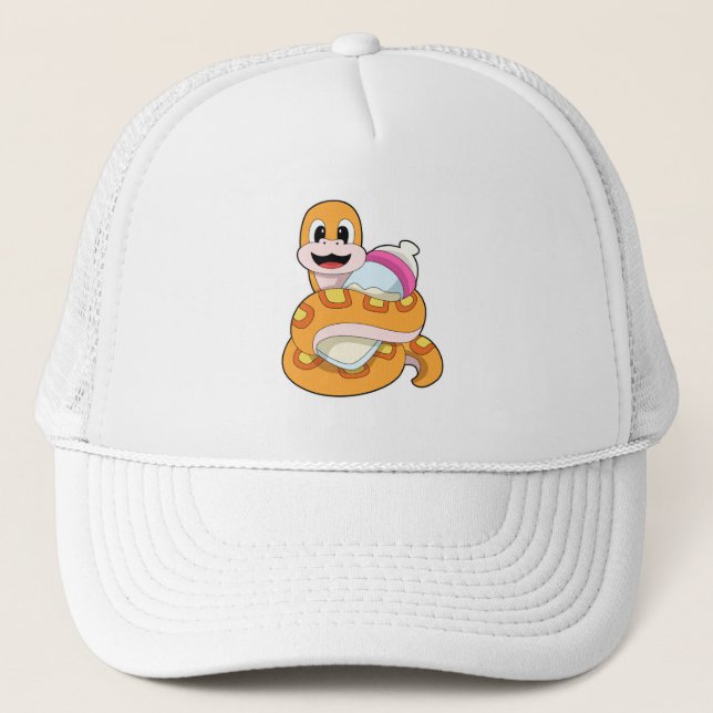 Casquette Serpent avec bouteille Baby (Devant)