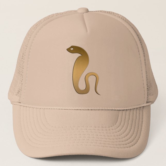 Casquette Serpent égyptien antique - déesse Renenutet (Devant)