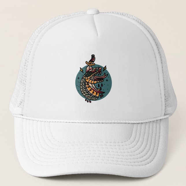 Casquette Serpent et Dagger (Devant)