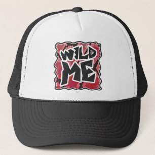 Casquette Serpent Wild Me Black et Red Print