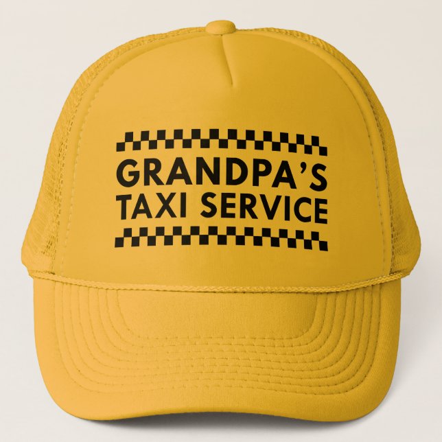 Casquette Service de taxi de grand-père (Devant)