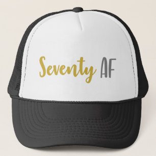 Casquette Seventy AF Funny 70th Birthday Gift