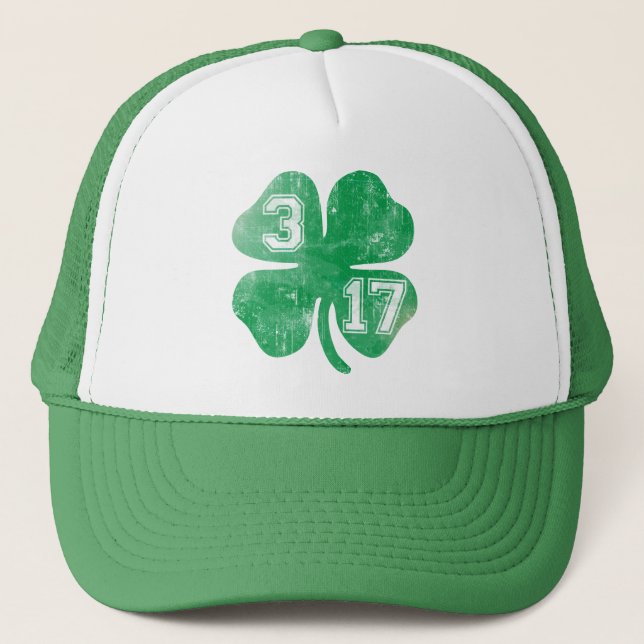 Casquette Shamrock 3/17 Jour de la Saint Patrick (Devant)