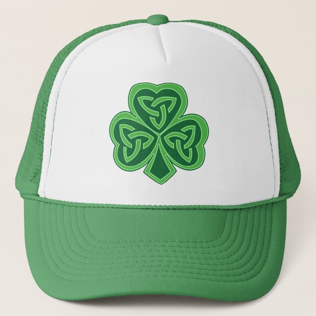 Casquette Shamrock celtique de noeud (Devant)