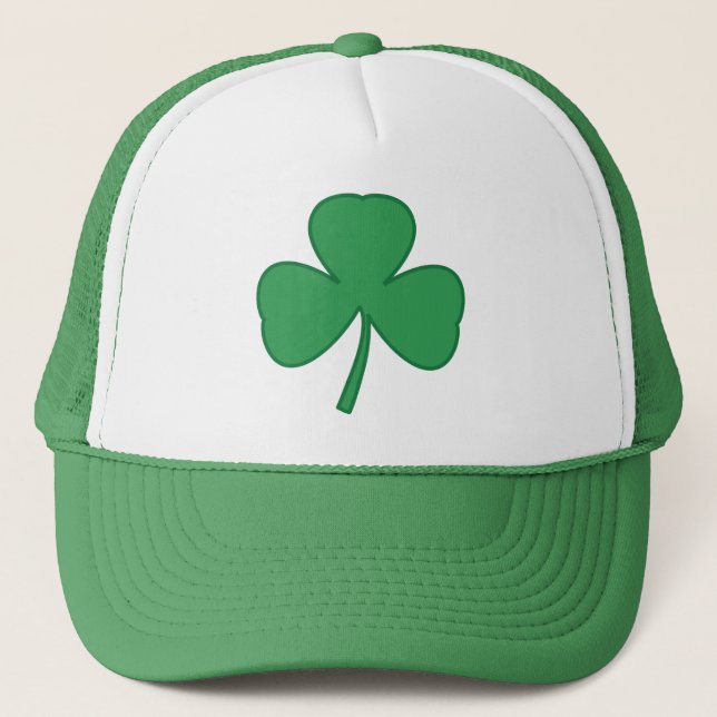 Casquette Shamrock irlandais classique St. Patrick's Day Cas (Devant)