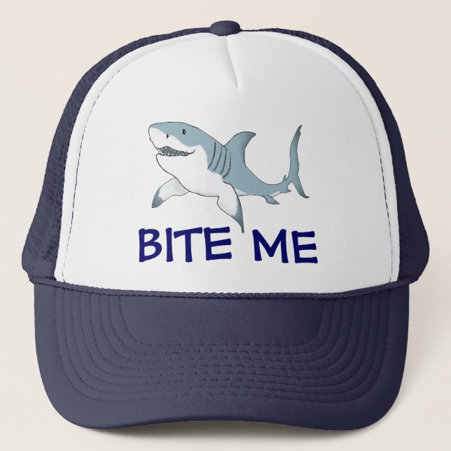 Casquette Shark Bite Me (Devant)
