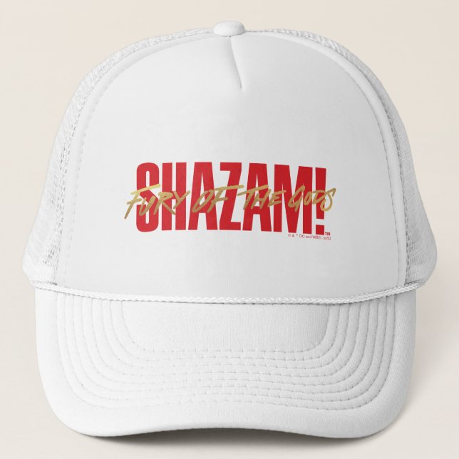 Casquette SHAZAM ! Furie des dieux | Logo Golden Marker (Devant)