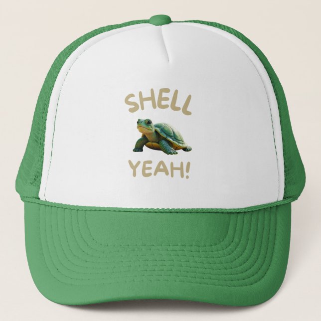 CASQUETTE SHELL YEAH ! AMOUR DE TURTLE (Devant)