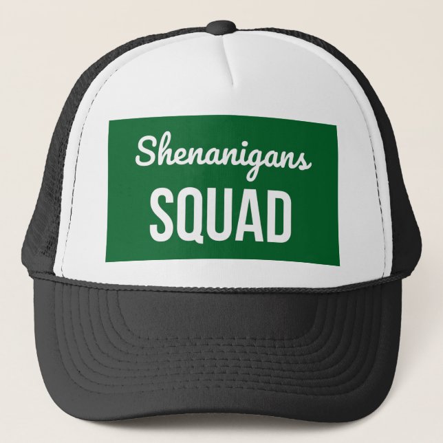 Casquette Shenanigans Squad St Patrick's Day (Devant)