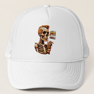 Casquette SHHH... Personne Ne Se Soucie Du Squelette Silenci