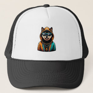 Casquette Shiba Inu en sweat à capuche Streetwear