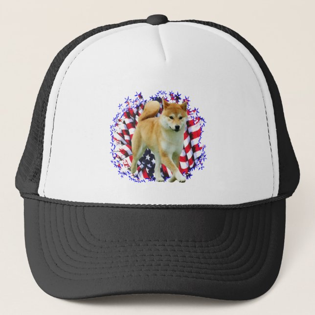 Casquette Shiba Inu Patriot (Devant)