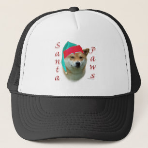 Casquette Shiba Inu Père Noël Paws
