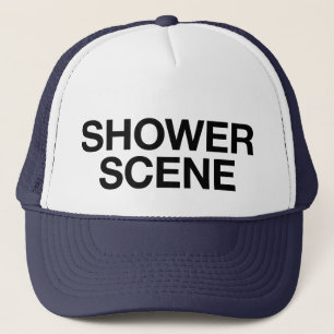 Casquette SHOWER SCENE slogan amusant camionneur chapeau