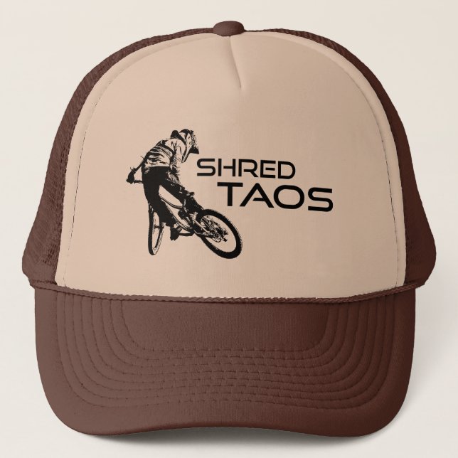 Casquette Shred Taos New Mexico Mountain Biking (Devant)