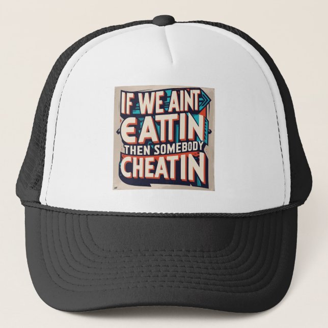 Casquette SI NOUS ENVOYONS UN T-shirt MANTIN (Devant)
