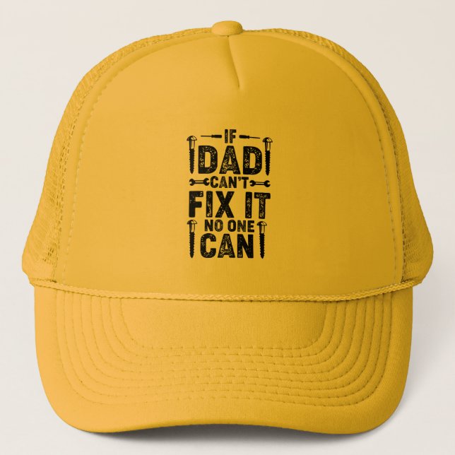 Casquette Si papa ne peut pas le réparer Anniversaire ou Cas (Devant)