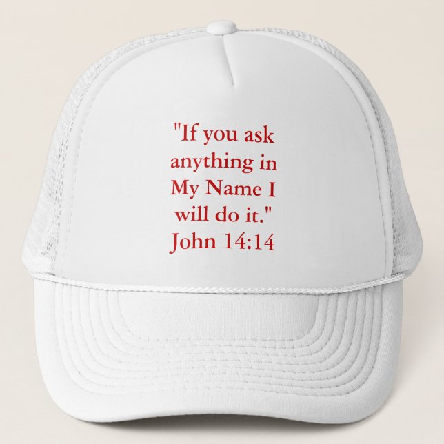 Casquette "Si vous nom inMy askanything je le ferez. "John… (Devant)