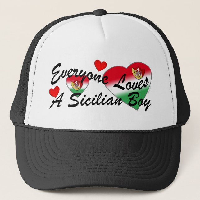 Casquette sicilien de garçon d'amours (Devant)