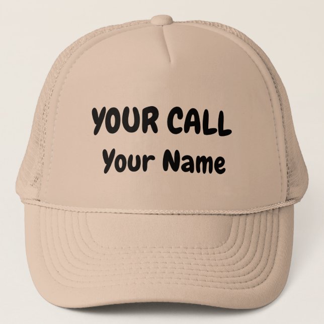 Casquette Signal d'appel radio à jambe personnalisé (Devant)