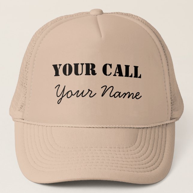Casquette Signal d'appel radio à jambe personnalisé (Devant)