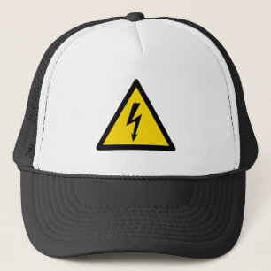 Casquette signal haute tension symbole électrique danger p