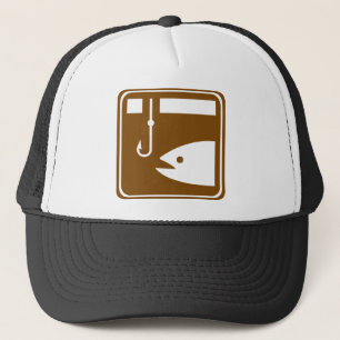 Casquette Signe de route de pêche de glace