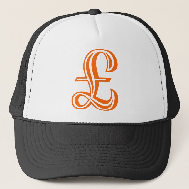 Casquette Signe Livre - Orange (Devant)