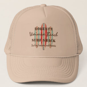 Casquette SIGNE Surf Monogramme en détresse Surfboard hawa