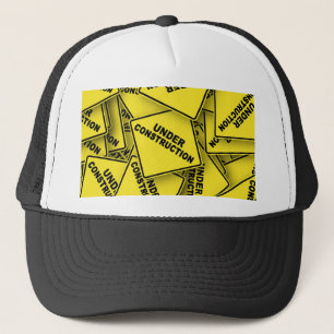 Casquette Signes de construction en cours