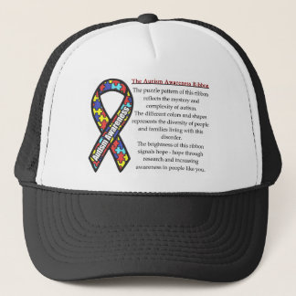 Casquette Signification de ruban d'autisme