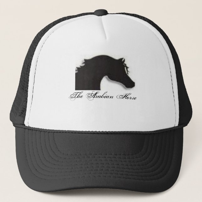 Casquette Silhouette Arabe de cheval (Devant)