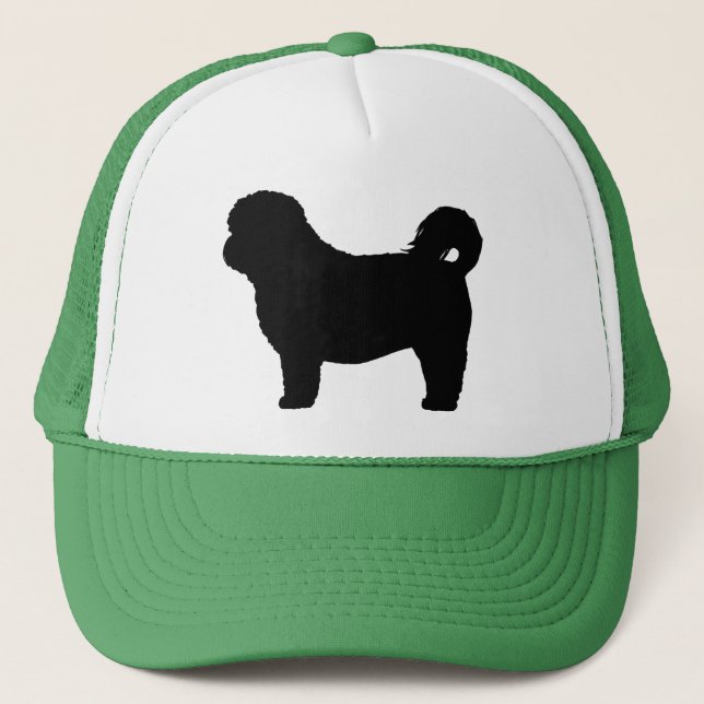 Casquette Silhouette de chien de Shih Tzu (Devant)