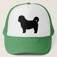 Silhouette de chien Shih Tzu