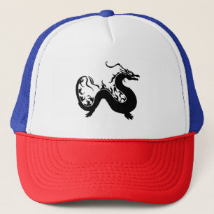 Casquette Silhouette de dragon asiatique