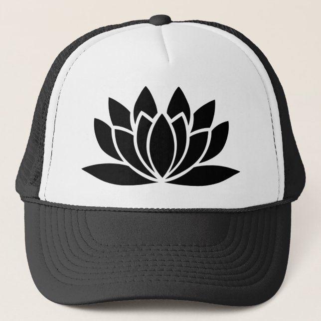 Casquette Silhouette de Lotus (Devant)