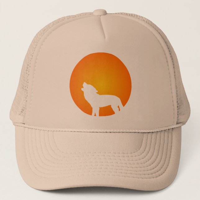 Casquette Silhouette de loup (Devant)