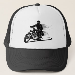 Casquette Silhouette de Motard – Vitesse, Liberté & Style