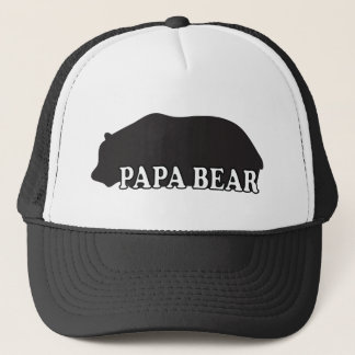 Casquette Silhouette d'ours de papa