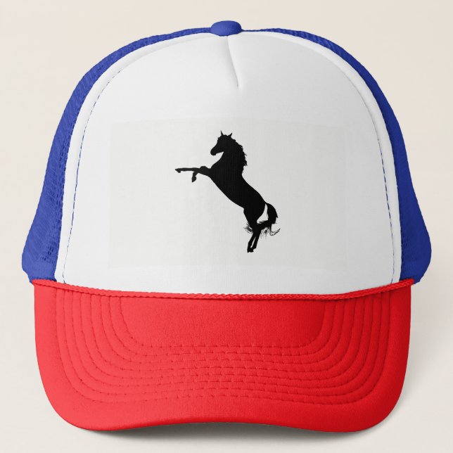 Casquette Silhouette du cheval arabe (Devant)