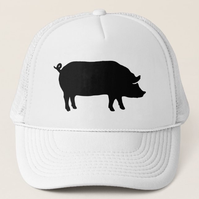 Casquette Silhouette du porc (Devant)