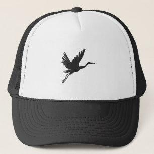 Casquette Silhouette volante de héron - Choisir la couleur 