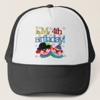 Silly Clowns 4th Birthday Tshirts et cadeaux