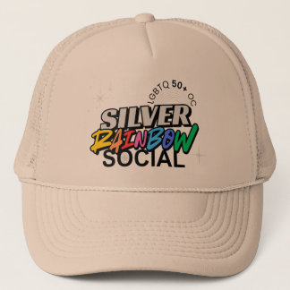 Casquette Silver Rainbow Social Trucker Hat
