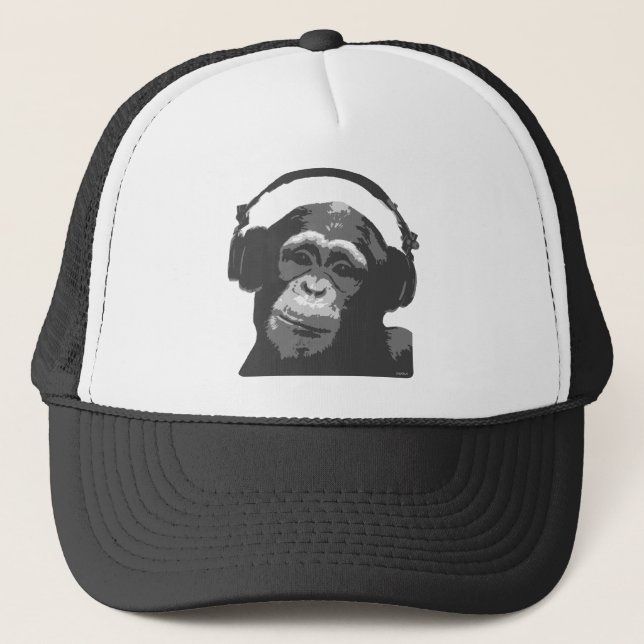 CASQUETTE SINGE DU DJ (Devant)