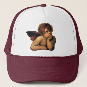 Casquette Sistine Madonna, Angels détail par Raphael Sanzio