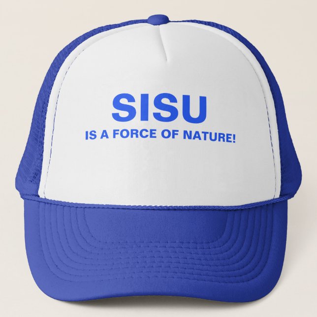 Casquette SISU est une force de nature ! Ténacité (Devant)
